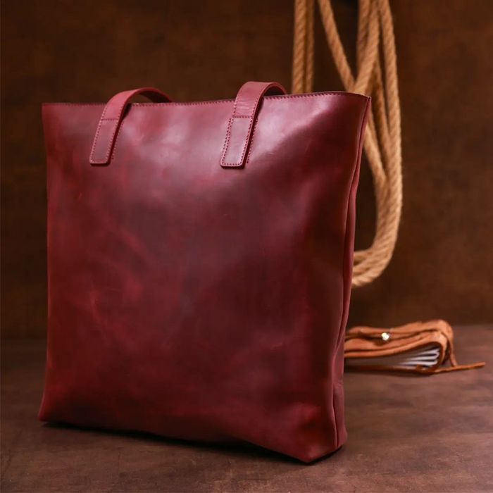 Жіноча шкіряна сумка шоппер Shvigel 16350 купити недорого в Ти Купи
