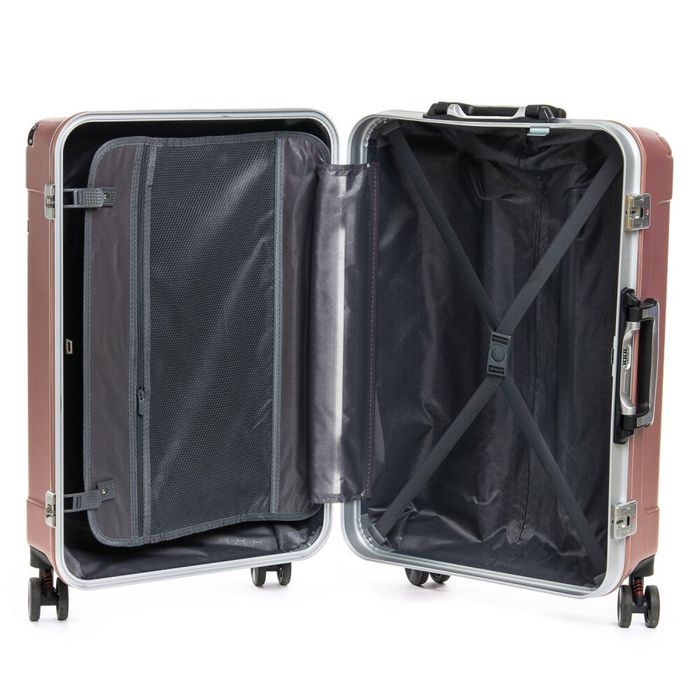 Комплект валіз 2/1 ABS-пластик PODIUM 04 pink замок 31485 купити недорого в Ти Купи
