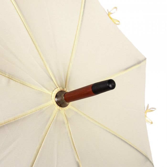 Зонт женский механический Fulton L908-039595 Kensington UV Star Cream купить недорого в Ты Купи