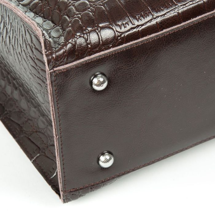 Сумка жіноча ALEX RAI 1564 brown croco купити недорого в Ти Купи