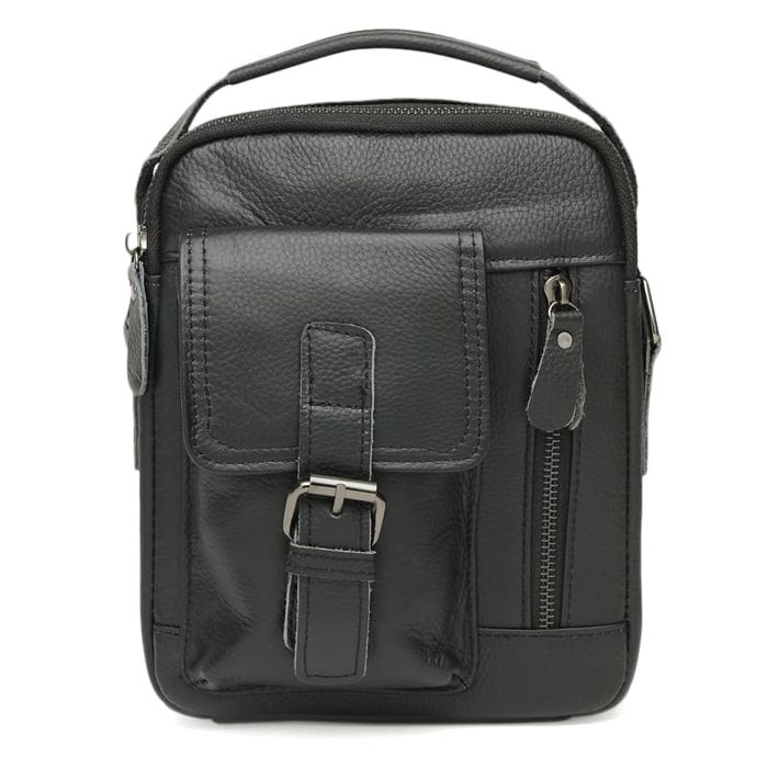 Мужская кожаная сумка Keizer K11827-black купить недорого в Ты Купи