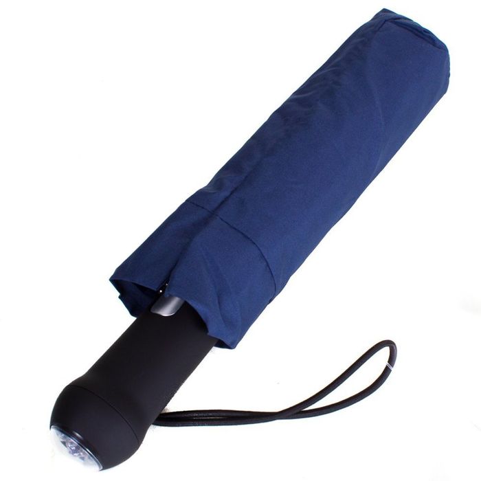 Зонт складной Fare 5471 с фонариком Синий (1044) купить недорого в Ты Купи