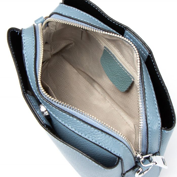 Женская кожаная сумка классическая ALEX RAI 99113 blue купить недорого в Ты Купи