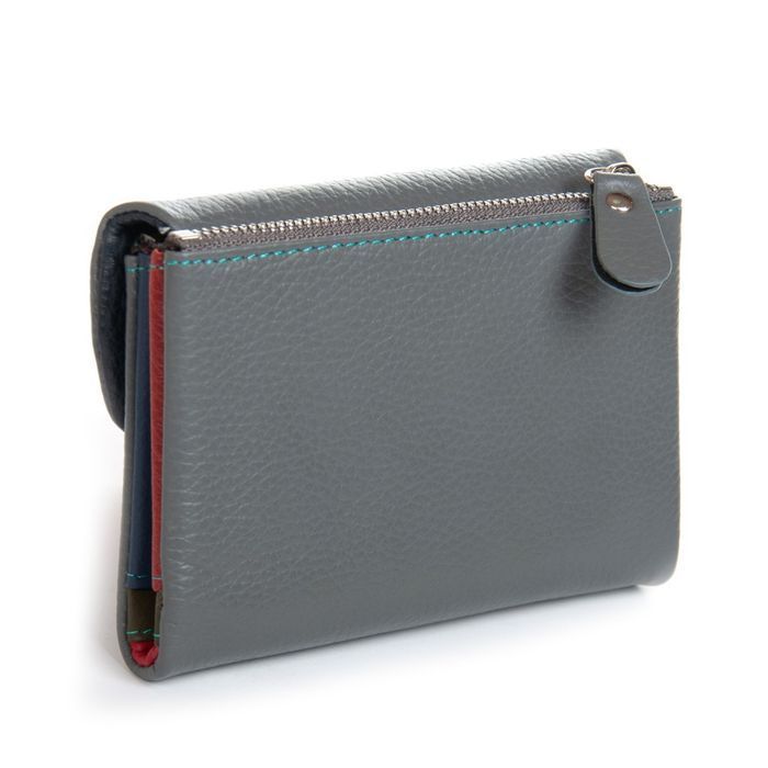 Шкіряний жіночий гаманець Classik DR. BOND WRS-239-1 gray купити недорого в Ти Купи