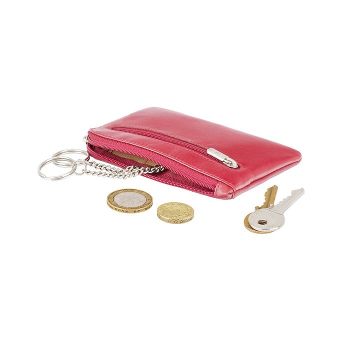 Шкіряна ключниця Visconti MZ-19 - GENO (RED) купити недорого в Ти Купи
