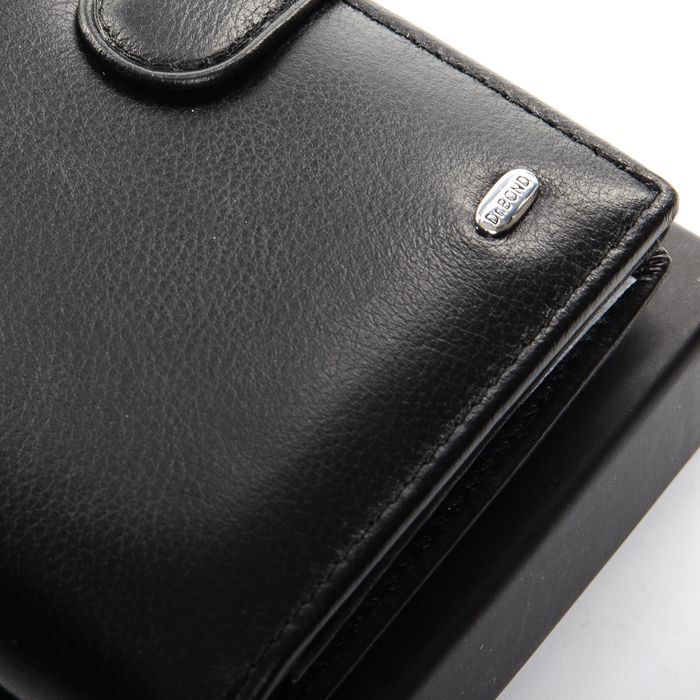 Чоловічий шкіряний гаманець Classik Dr.Bond MS-13 black купити недорого в Ти Купи