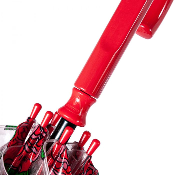 Женский механический зонт-трость Fulton L042 Birdcage-2 Tattoo Rose (Тату из роз) купить недорого в Ты Купи