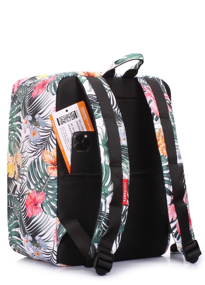 Рюкзак для ручной клади POOLPARTY airport-tropic купить недорого в Ты Купи