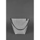 Шкіряна плетена жіноча сумка BlankNote Пазл Krast M Чорна (BN-BAG-32-g)