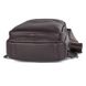 Кожаный коричневый мини-рюкзак John McDee jd4013q