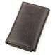 Чоловічий чорний гаманець з натуральної шкіри KARYA 17238 Чорний