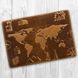 Обложка для паспорта из кожи HiArt PC-02 Shabby Dingo 7 wonders of the world Коричневый