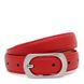 Женский кожаный ремень Borsa Leather CV1ZK-102r-red