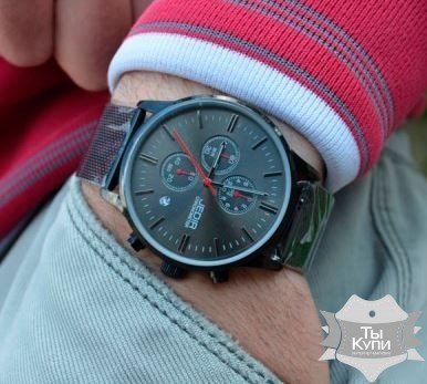 Чоловічий наручний годинник Jedir Style Black (1081) купити недорого в Ти Купи