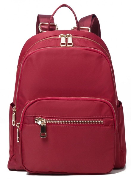 Нейлоновый красный женский рюкзак Vintage 14862 Красный купить недорого в Ты Купи