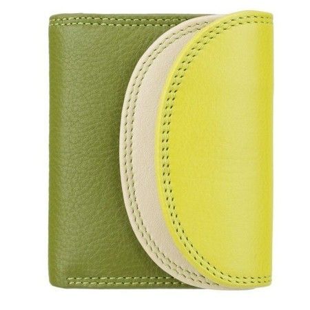 Шкіряний жіночий гаманець Visconti RB126 Zanzibar (Lime Multi) купити недорого в Ти Купи