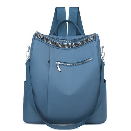 Городской синий рюкзак из нейлона  MK9967-2 купить недорого в Ты Купи