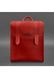 Женский кожаный рюкзак BlankNote Blackwood красный BN-BAG-29-BW-RED