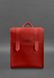 Жіночий шкіряний рюкзак BlankNote Blackwood червоний BN-BAG-29-BW-RED
