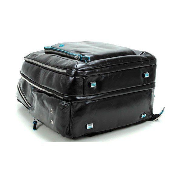 Черный кожаный рюкзак Piquadro Blue Square (CA1813B2_N) купить недорого в Ты Купи