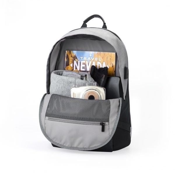 Рюкзак для ноутбука 15.6” BAGSMART (BM0301008A008) серый купить недорого в Ты Купи
