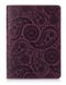 Шкіряна обкладинка на паспорт HiArt PC-01 Buta Art темно-фіолетова Фіолетовий купити недорого в Ти Купи