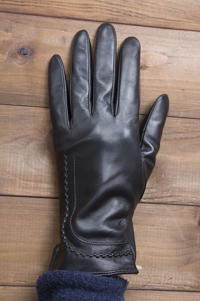 Женские сенсорные кожаные перчатки Shust Gloves 944s2 купить недорого в Ты Купи