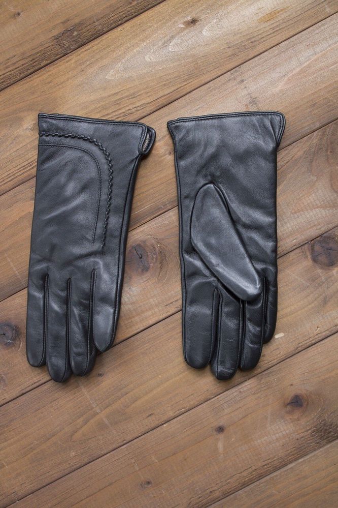 Женские сенсорные кожаные перчатки Shust Gloves 944s2 купить недорого в Ты Купи