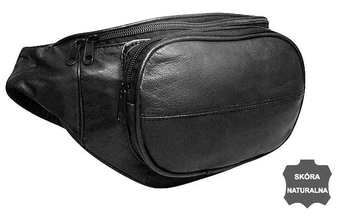 Мужская кожаная поясная сумка, бананка Cavaldi 903-353 черная купить недорого в Ты Купи