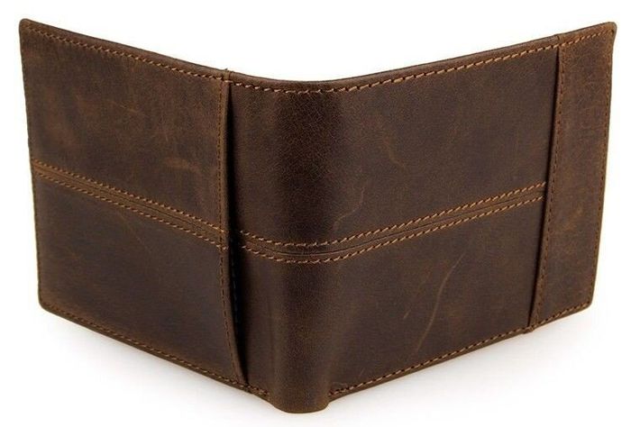 Чоловічий шкіряний гаманець Vintage 14225 Коричневий купити недорого в Ти Купи