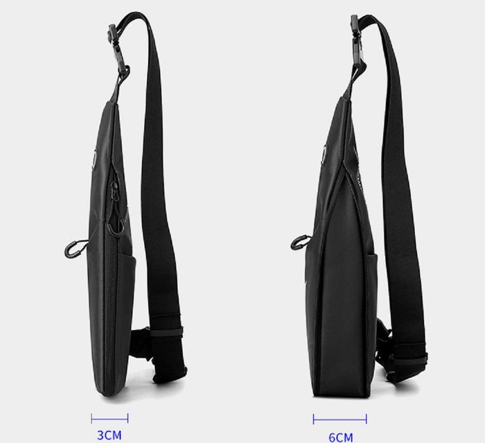 Текстильная мужская сумка через плечо Confident ATN02-6675A купить недорого в Ты Купи