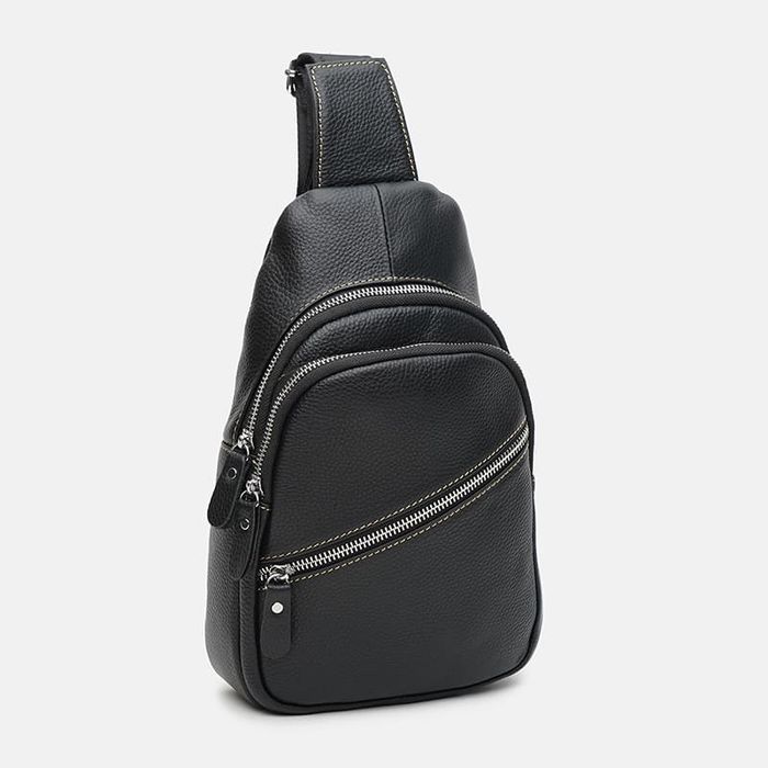 Мужская кожаная сумка Keizer K11908bl-black купить недорого в Ты Купи