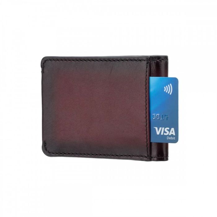 Чоловічий шкіряний гаманець Visconti MT92 Zanotti (бордовий Burnish) купити недорого в Ти Купи
