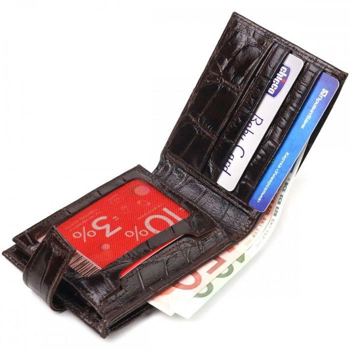 Чоловічий шкіряний гаманець Canpellini 21516 купити недорого в Ти Купи