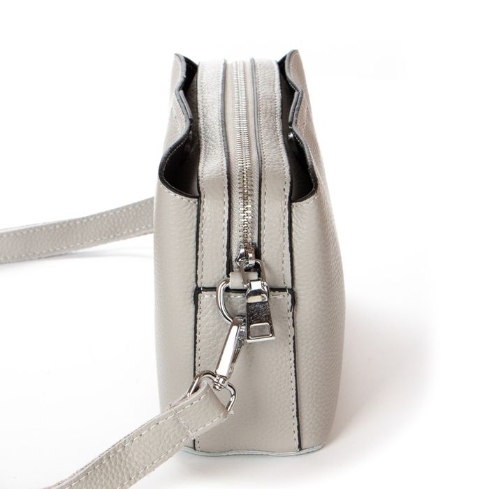 Жіноча шкіряна сумка класична ALEX RAI 99113 white-grey купити недорого в Ти Купи