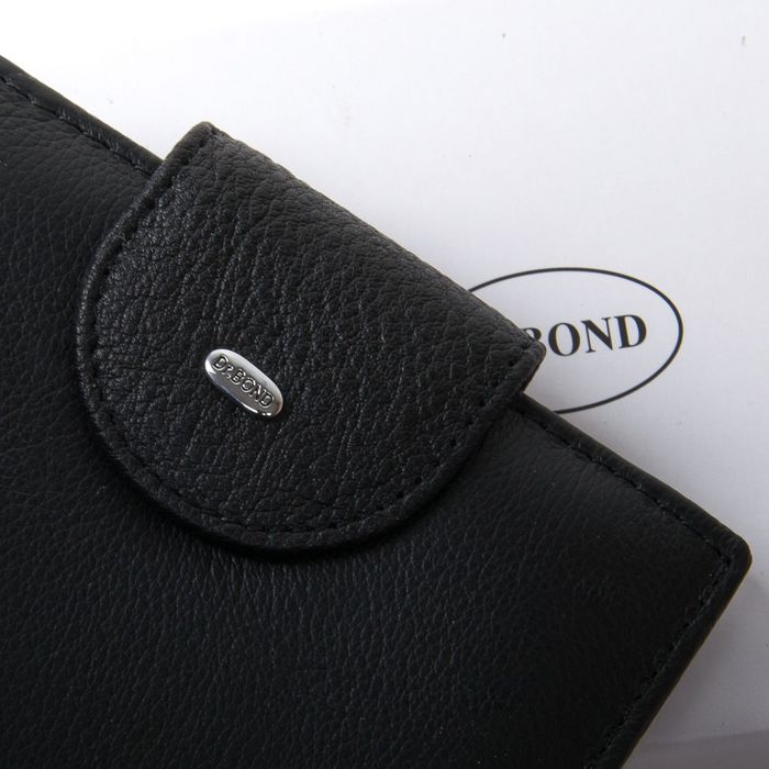 Жіночий шкіряний гаманець Classik DR. BOND WN-6 black купити недорого в Ти Купи