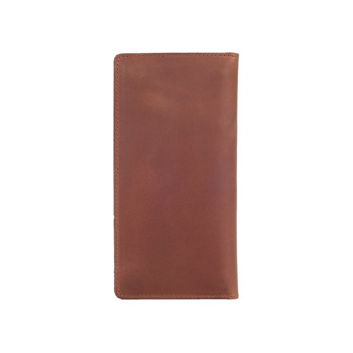 Кожаный рыжий бумажник Hi Art WP-05 Mehendi Art Рыжий купить недорого в Ты Купи
