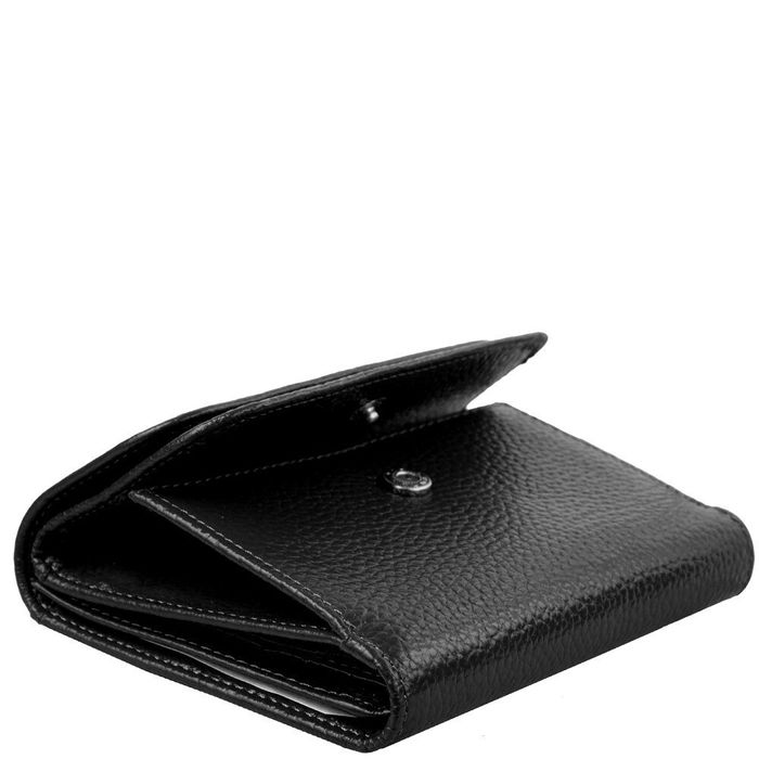 Жіночий шкіряний гаманець SMITH CANOVA FUL-28611-black купити недорого в Ти Купи