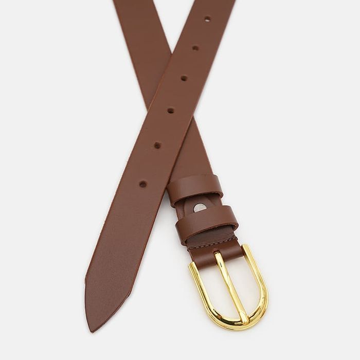 Женский кожаный ремень Borsa Leather 100v1genw51light-brown купить недорого в Ты Купи