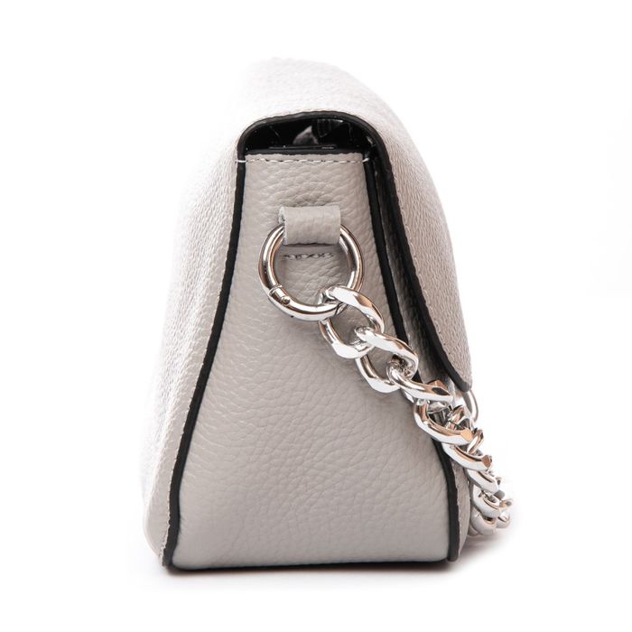 Жіноча шкіряна сумка класична ALEX RAI 99111 white-grey купити недорого в Ти Купи