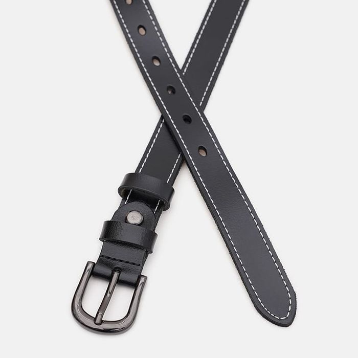 Женский кожаный ремень Borsa Leather CV1ZK-007bl-black купить недорого в Ты Купи