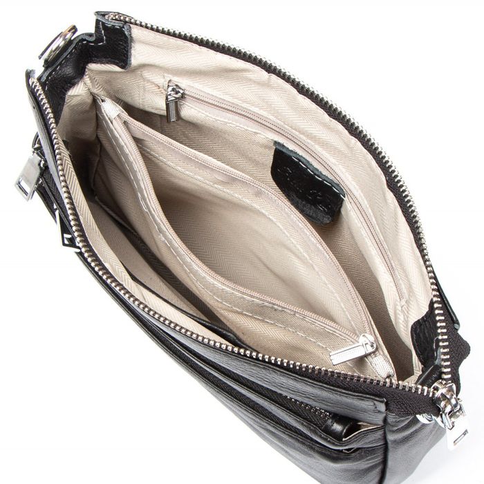 Жіноча шкіряна сумка ALEX RAI 3011 black купити недорого в Ти Купи