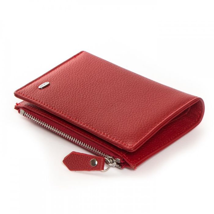 Женский кожаный кошелек Classik DR. BOND WN-23-8 red купить недорого в Ты Купи