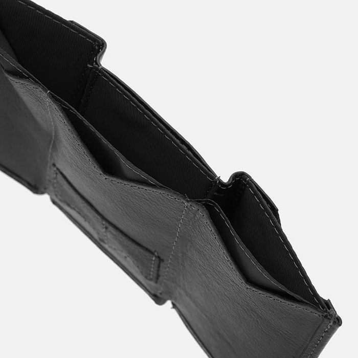 Мужской кожаный кошелек-картридер Ricco Grande K1610-a-black купить недорого в Ты Купи