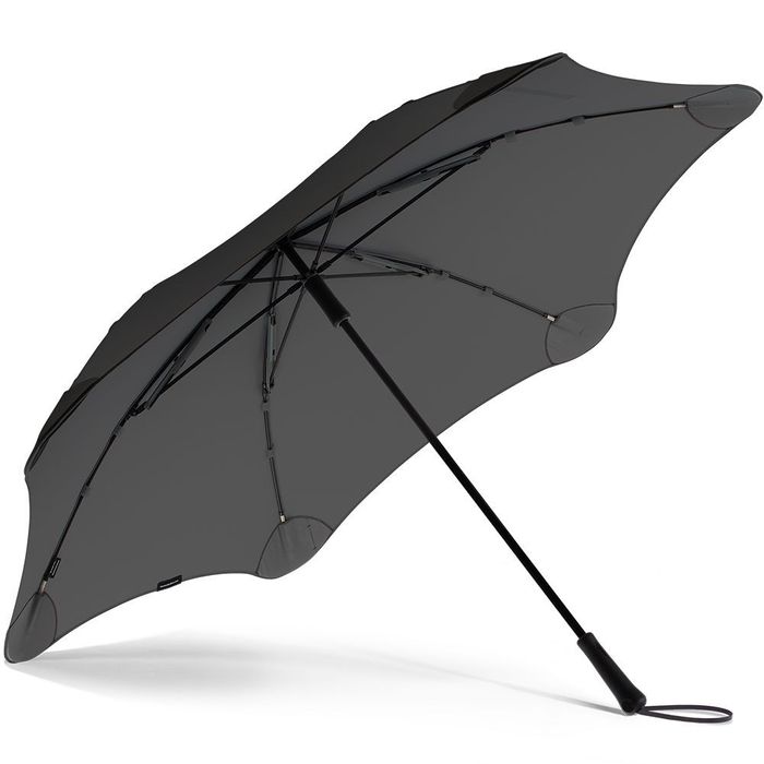 Зонт-трость женский противоштормовой механический BLUNT Bl-Executive-charcoal купить недорого в Ты Купи