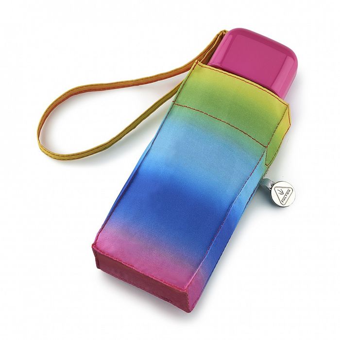 Парасолька жіночий Fulton L501 Tiny-2 Rainbow (Веселка) купити недорого в Ти Купи