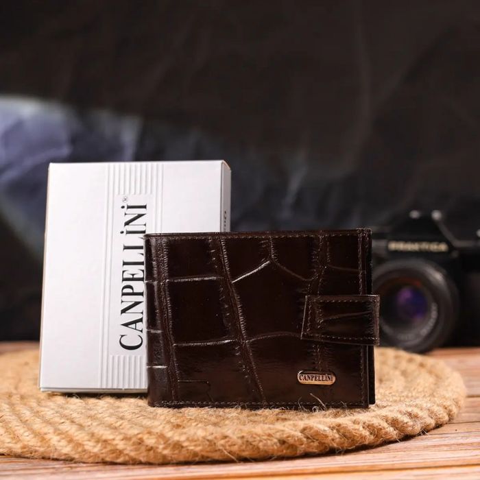 Чоловічий шкіряний гаманець Canpellini 21516 купити недорого в Ти Купи