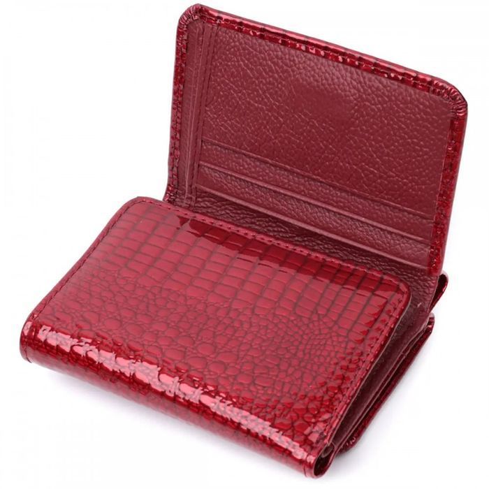 Женский лаковый кожаный кошелек ST Leather 22731 купить недорого в Ты Купи