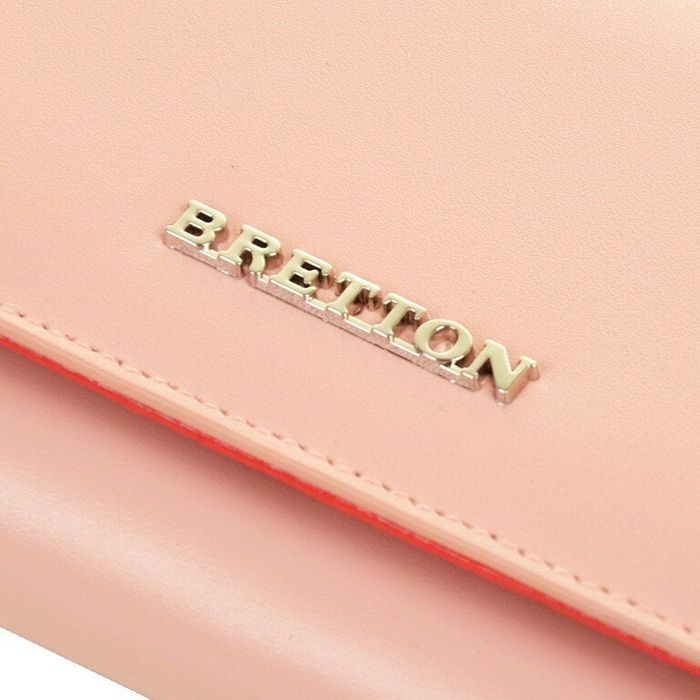 Кожаный кошелек Color Bretton W5520 pink купить недорого в Ты Купи