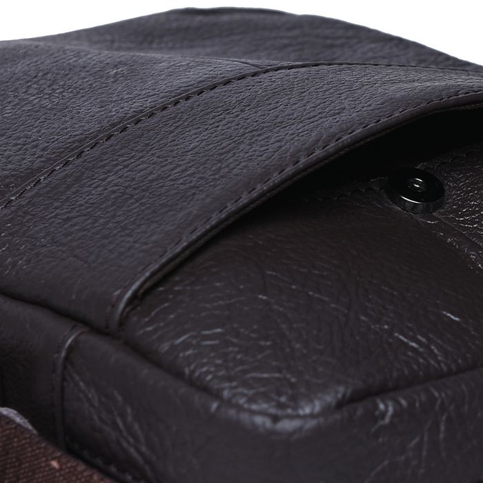 Чоловічі шкіряні сумки Borsa Leather K18154-brown купити недорого в Ти Купи
